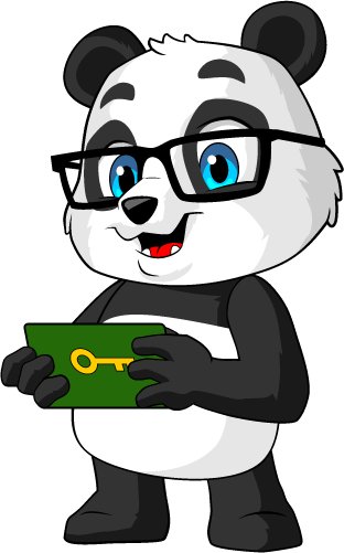 panda with redeemcard