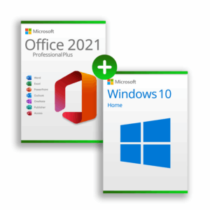 Microsoft Office 2021 Professional Plus & Windows 10 Home (Bundle)