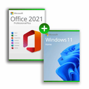 Microsoft Office 2021 Professional Plus & Windows 11 Home (Bundle)