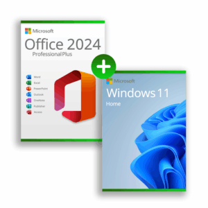 Microsoft Office 2024 Professional Plus & Windows 11 Home (Bundle)