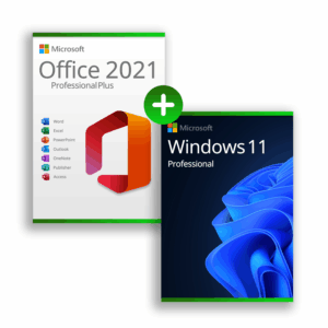 Microsoft Office 2021 Professional Plus & Windows 11 Professional (Bundle)